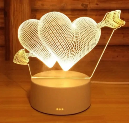 Lampe romantique led 3D