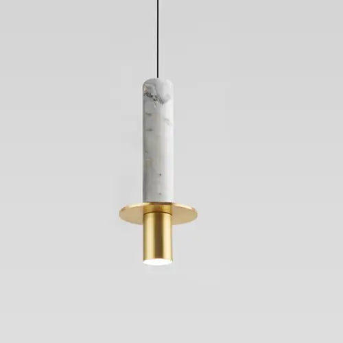 Lampe chandelier de marbre