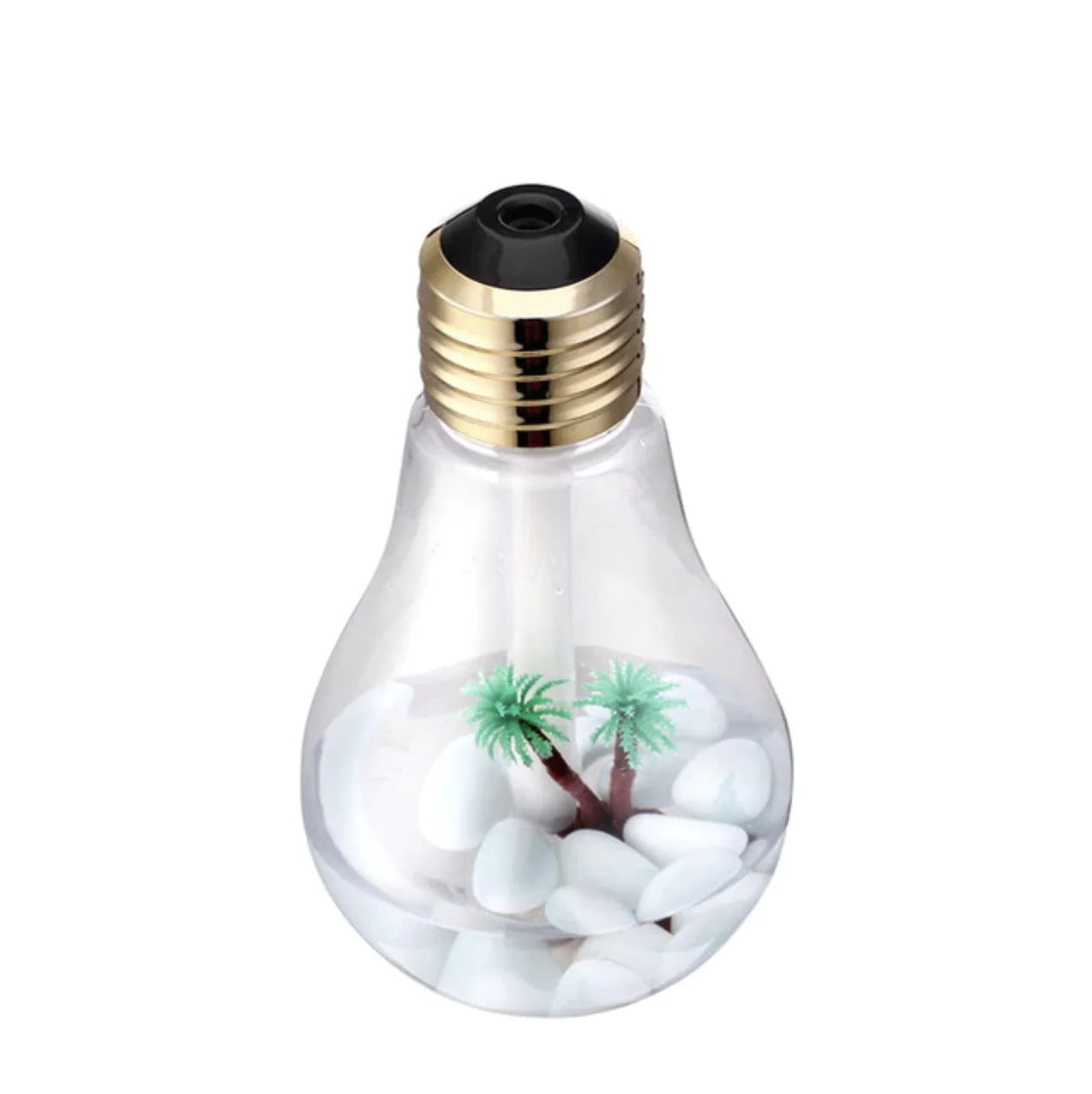 Light Bulb Air Humidifier With Light