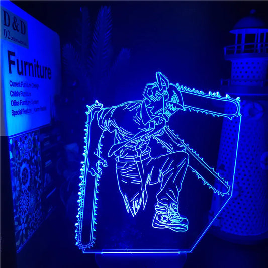 Lampe 3D anime chainsaw man