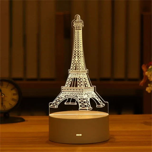 Lampe romantique led 3D