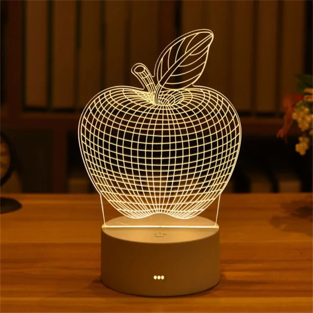 Lampe romantique led 3D