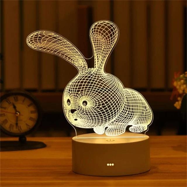 Lampe romantique led 3D