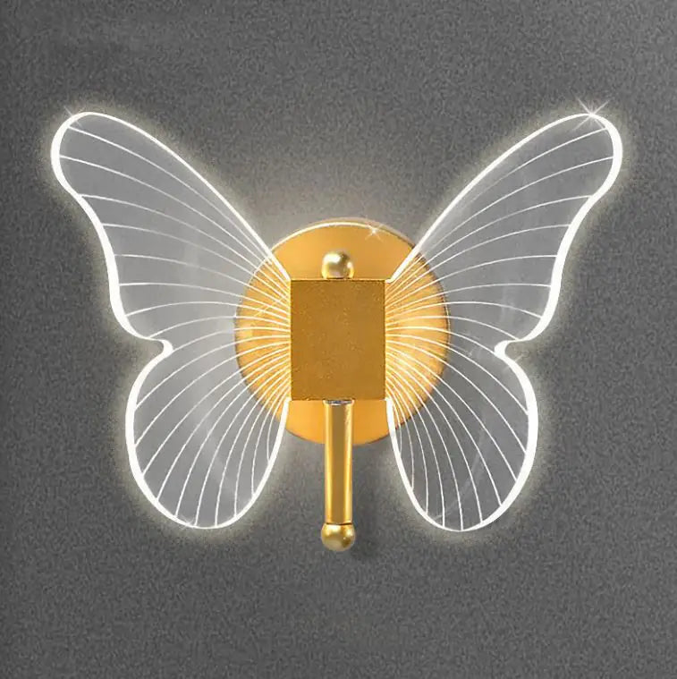 Lampe murale papillon