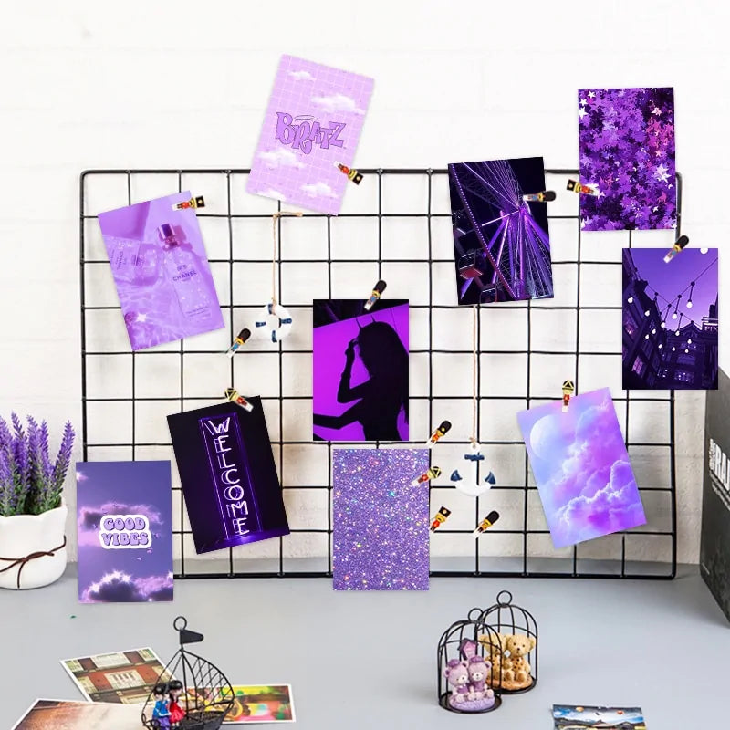 Purple Aesthetic Wall Set