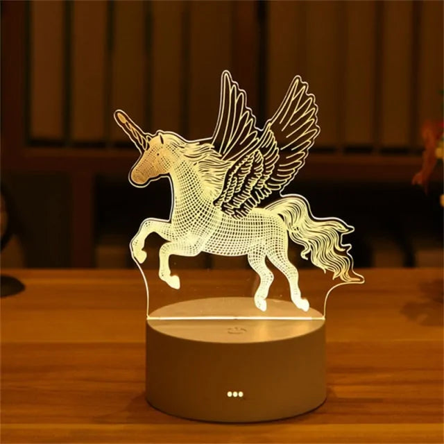 Lampe romantique led 3D