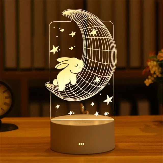 Lampe romantique led 3D