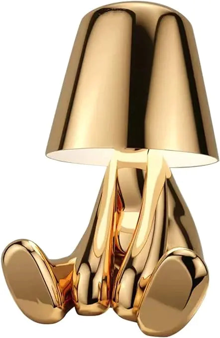 Lampe dorée